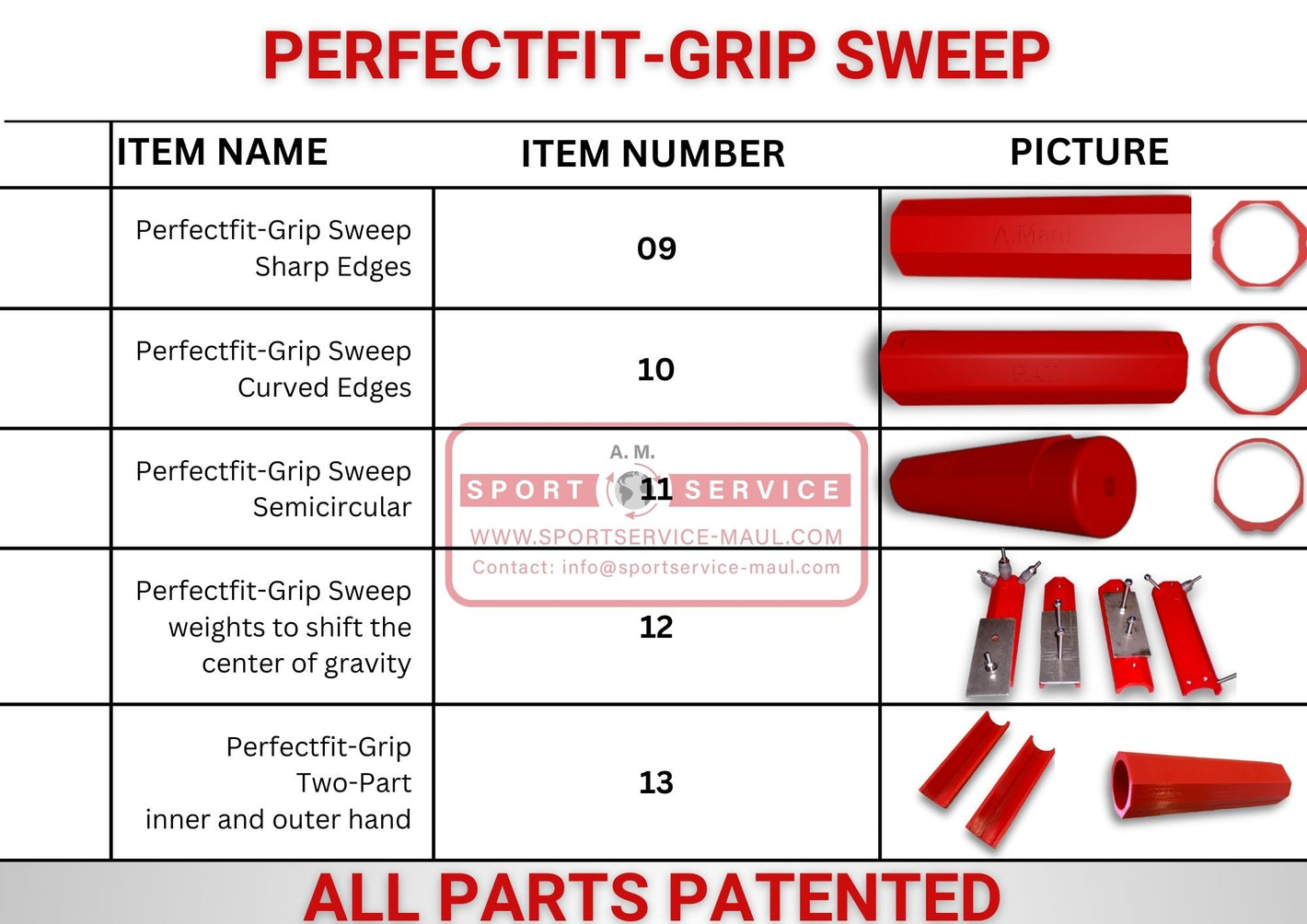 Perfectfit-Grip Sweep